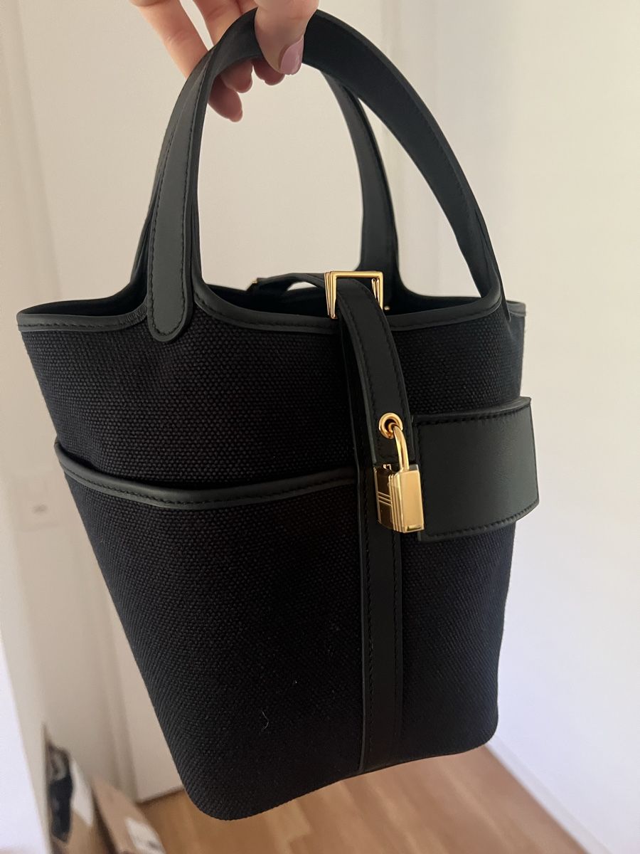 Hermès Borse da donna: Hermès Picotin 18 Cargo Pocket black – Nuovo e nell'imballaggio originale da Siebnen venduto da sellingmystuff1 3