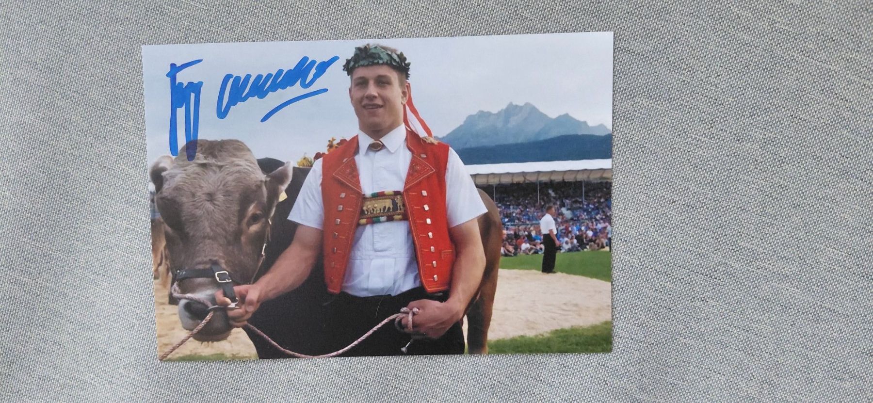 Autografi: Autogramm Jörg Abderhalden – Usato da Schmerikon venduto da Olympia04