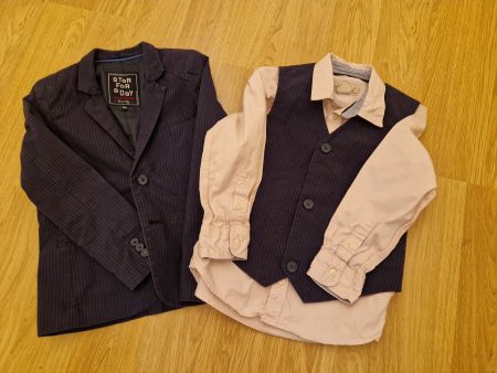 Schickes 3teiliges Set: Hemd / Sakko / Gilet