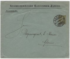 2 Rp. Tellknabe a. Privatganzsachen Briefumschlag von ZÜRICH