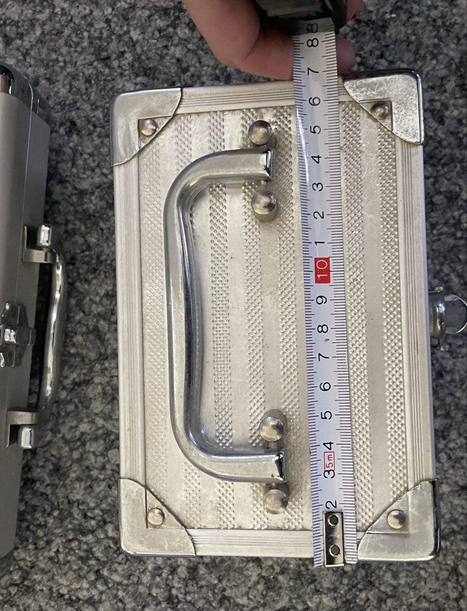 Valigie: 2 Kosmetikkoffer Silber mit Spiegel,, Top! – Usato da Au ZH venduto da Jaggy4 7