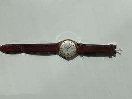 Bucherer Automatic Incabloc Armbanduhr vergoldet