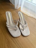 Mules Damen Pumps beige Grösse 39 neuwertig