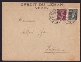 Tell 136 + 138II Lettre avec cachet ORAN-LA-VILLE