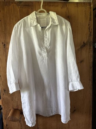 Leinenhemd Opus Weiss Gr.44 100% Leinen