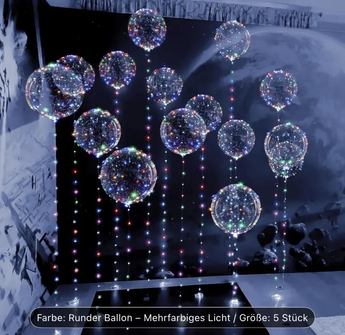 Alle Dekorationen: Leuchtende Ballons, 5 Stk. – Neu und originalverpackt aus Bürglen TG von sayuri84 1