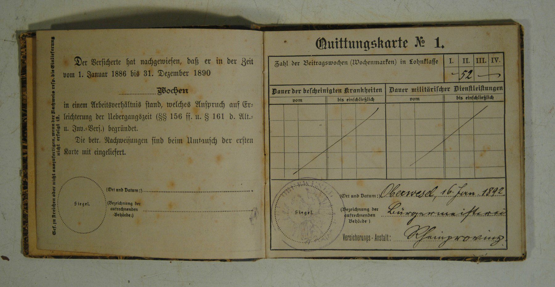 Livres: Versicherungs Sammelbuch 1889 – D'occasion à Herisau par Wisen 2