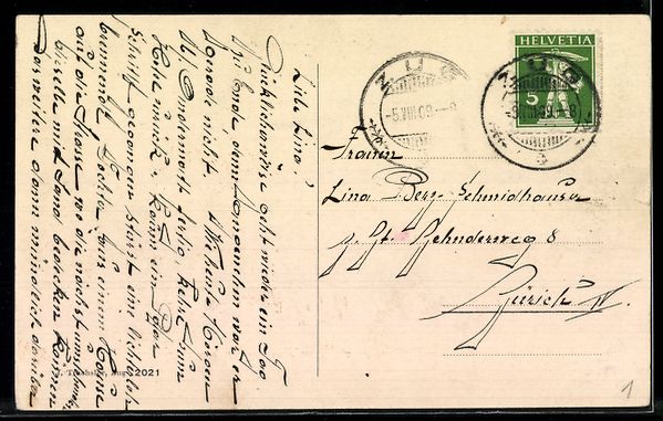 Cartoline postali: AK Zugerberg, Beim Lindenstein – Usato da Berlin venduto da bartko-reher 1