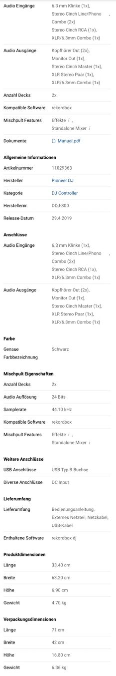 Pioneer Console di mixaggio: Pioneer DJ DDJ-800 - DJ Controller – Usato da Wiesendangen venduto da Mib2000 5
