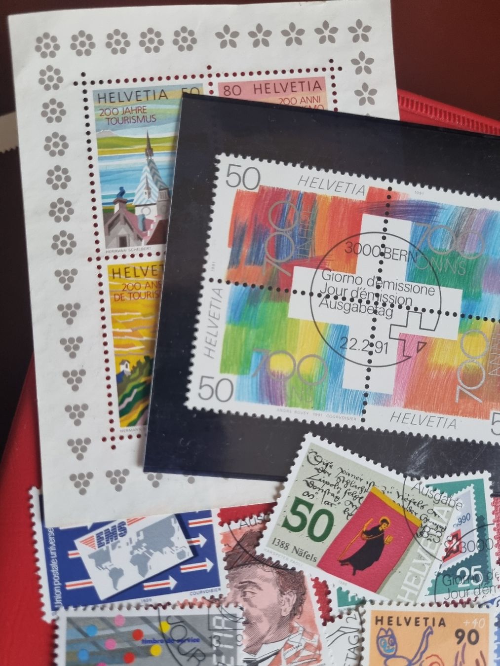 Alle Briefmarken: LOT SCHWEIZ - MODERN - ET.- STEMPEL  – Gebraucht aus Heimenschwand von rog_p7h9 3
