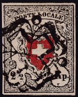 POSTE-LOCALE 14I mit sauberer Zürcher-Rosette, T.10, 2'100.-