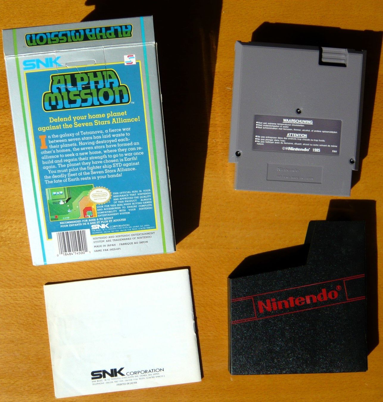 Nintendo Giochi: NES : Alpha Mission, CIB, Excellent état ! – Usato da Onex venduto da Jaguar1986 3