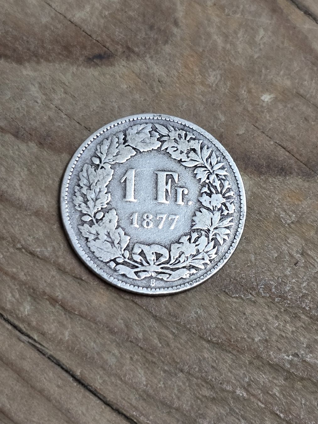 Toutes les monnaies: 1 Fr Silber Münze 1877 – D'occasion à Pfäffikon SZ par 26.4.14.17.25 1