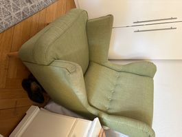 IKEA  Armchair in Spring Green - Cozy & Stylish!