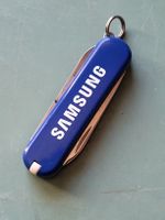 Victorinox Sackmesser, blau mit Samsung-Logo, Top Zustand!