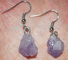 Ohrringe 53C – Amethyst – 1 Paar