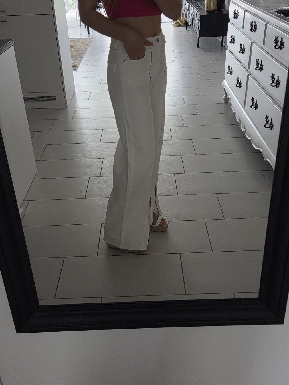 H&M Jeans: Jeans mit zippern am bein NP.80 chf – Nuovo (secondo la descrizione) da Bülach venduto da Recherchieren 4