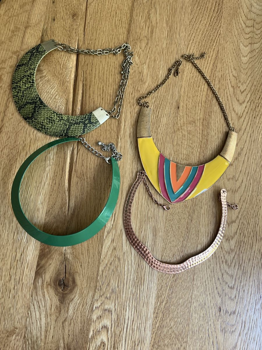 Catenine: Diverse Statement-Ketten, Modeschmuck, 4 Stk, Top Zustand! – Usato da Laufen venduto da li_ga7