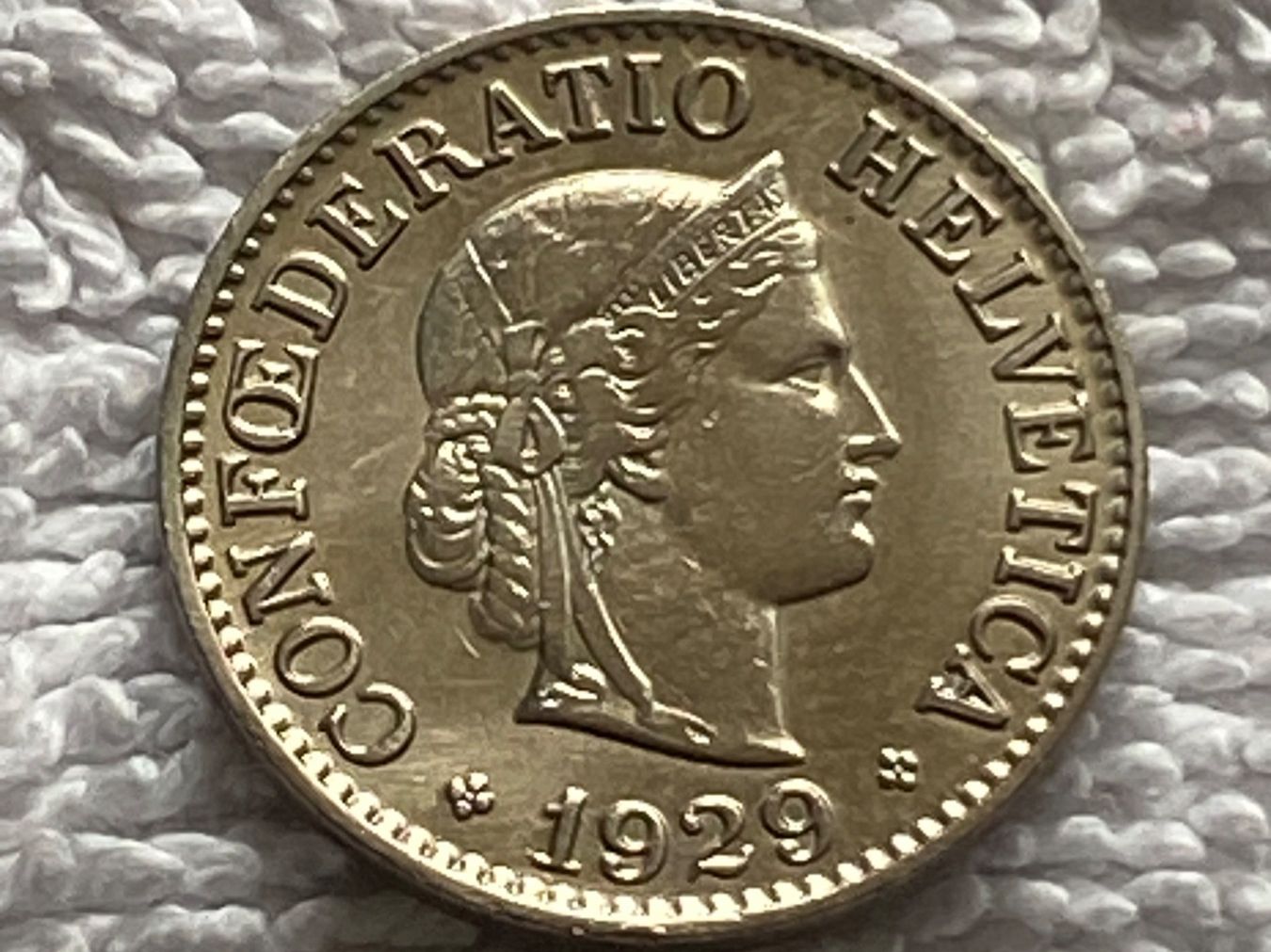 Tutti le monete: 10 centimes/rappen 1929 – Usato da Nyon venduto da Ilmi09