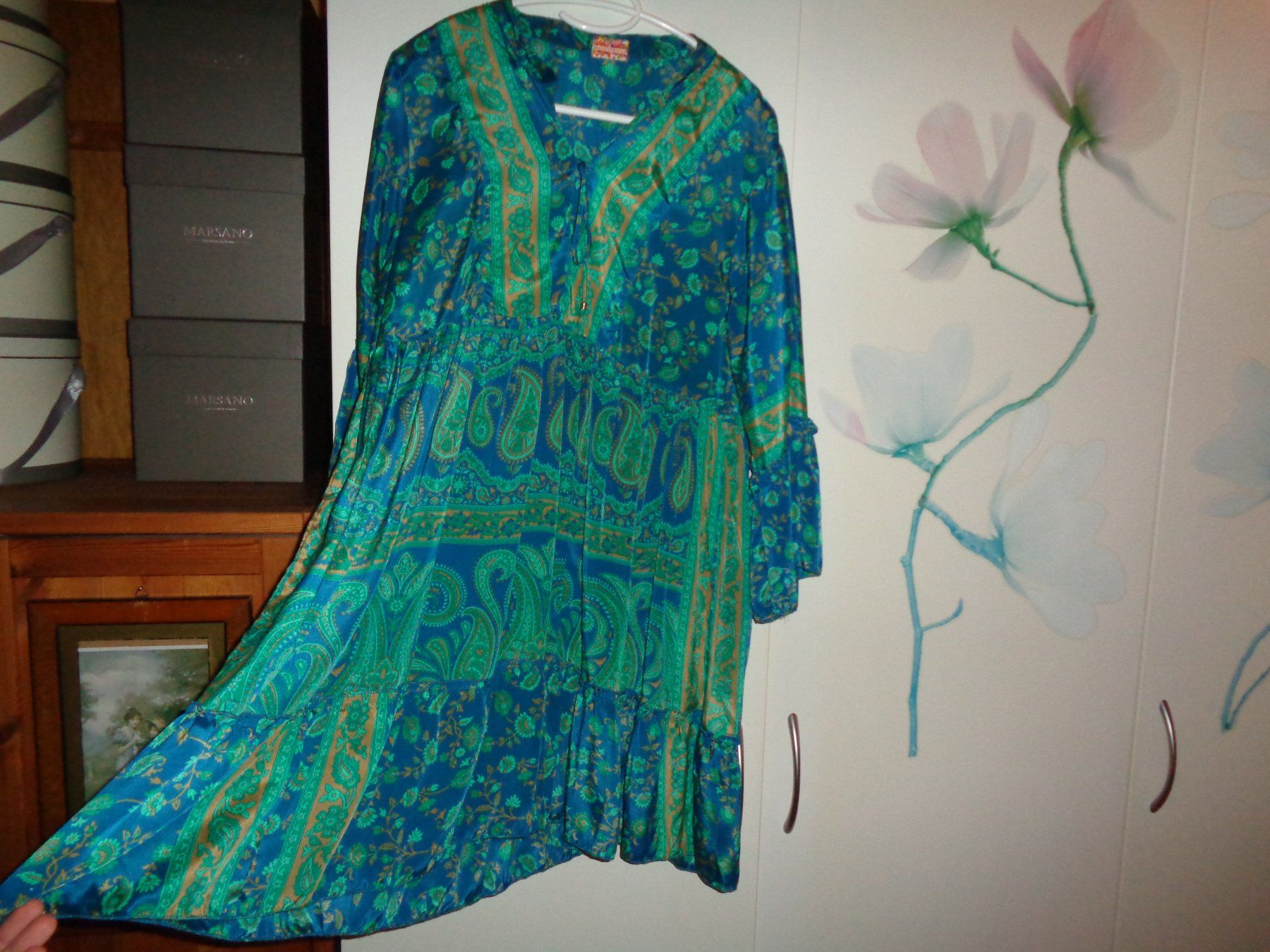 Kleider: *** Boho Kleid *** / Kunstseide / Neu – Neu (gemäss Beschreibung) aus Othmarsingen von Leuchtturmlady 2