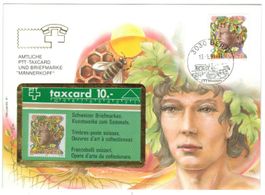 Taxcard Männerkopf  im Sammelkuvert ungebraucht