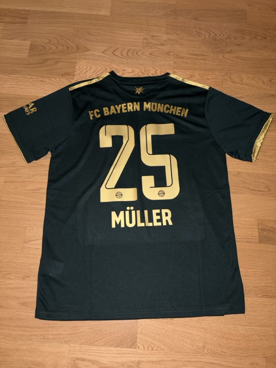 Bayern München Canottiere & Pantaloni: FC Bayern München Trikot Müller 25 – Usato da Basel venduto da eli_n5yh