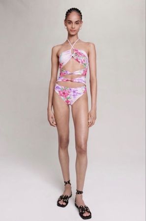 Bikini von Maje Gr.1 Pink-Lila Blumenprint 