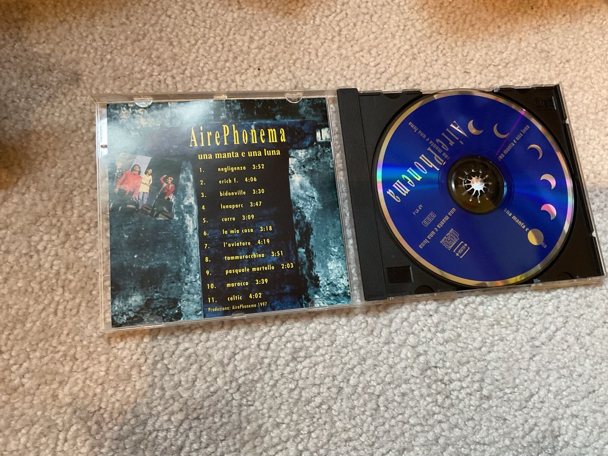 CD: AirePhonema CD - Una Manta E Una Luna – Usato da Grub SG venduto da Vinciguerra 2
