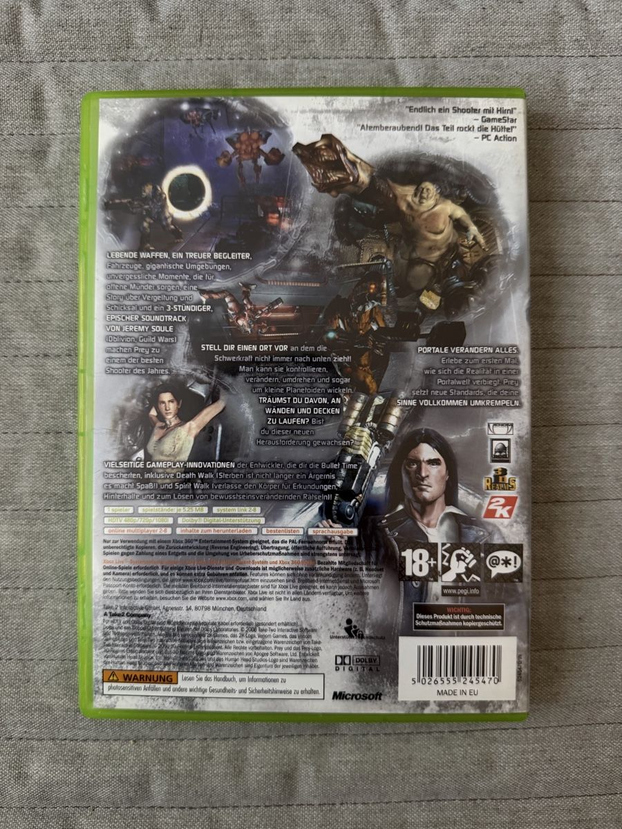 Microsoft Spiele: PREY für Xbox 360 – Gebraucht aus Thunstetten von Virus_33 2