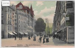 Geneve - Rue de la Corraterie - animee