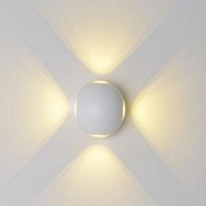 Lampade: WAND LAMPE WEISS ODER SCHWARZ 4X2W IP54 – Nuovo e nell'imballaggio originale da Altendorf venduto da Anddus-light 1