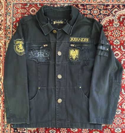 Jacke Rivaldi Design T-M 16 Jahre Veste noire Giacca nera