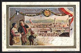 Litho Nürnberg, Volksfest 1902, Festgel