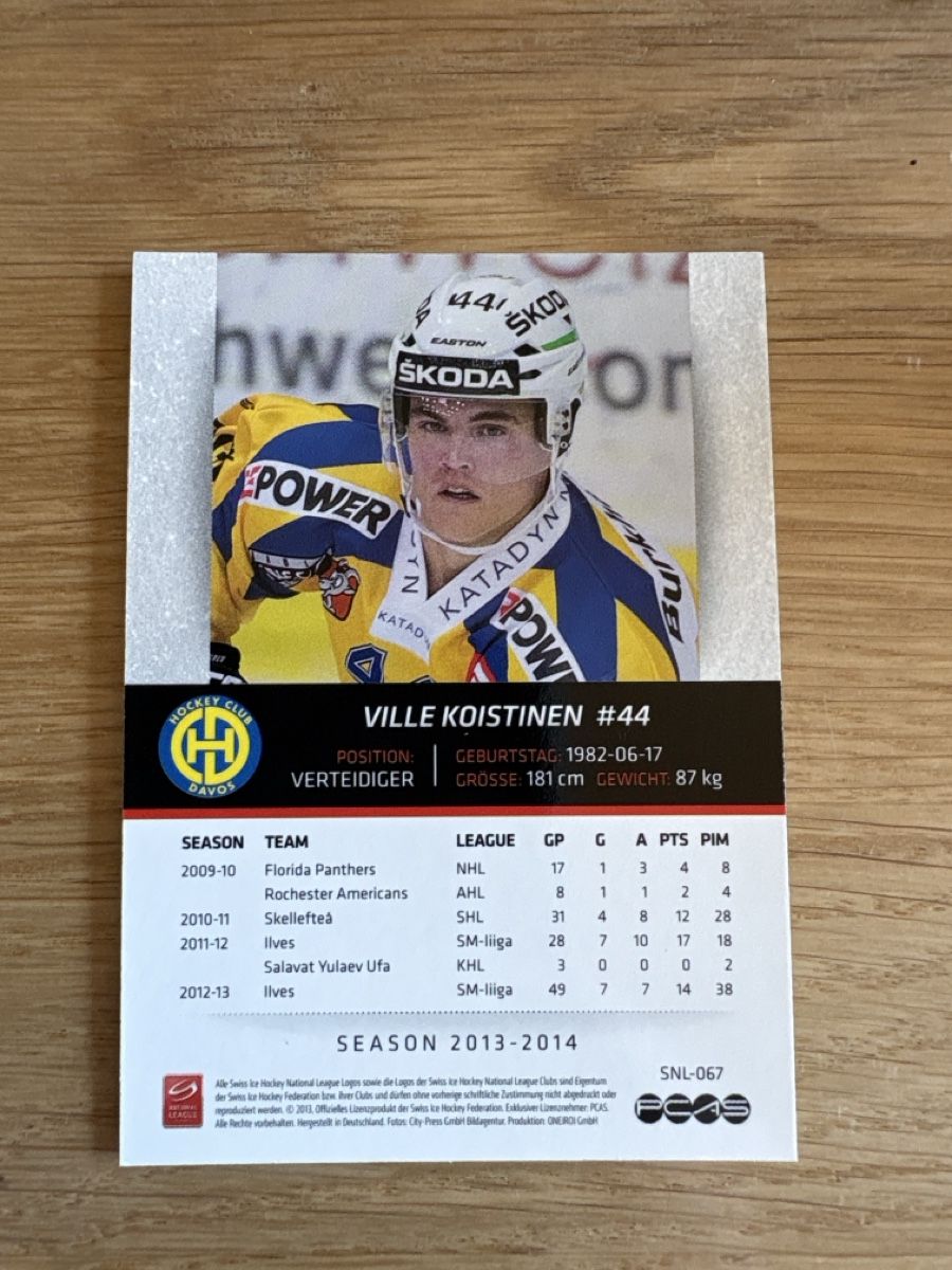 Sammelbilder & Trading cards: Hockey Karten HC Davos 2013-2014 – Gebraucht aus Pfäffikon ZH von Hogersepp87 1