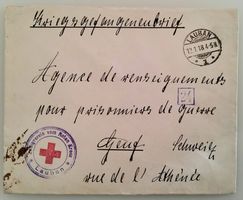 Deutschland Rotes Kreuz 1918, Kriegsgefangenenbrief