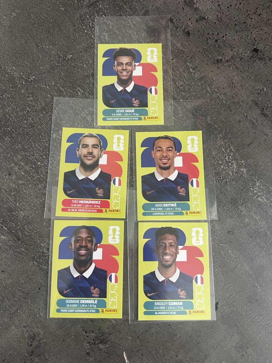 Panini Carte collezionabili: WM 2026 | 5 Frankreich Panini Stickers  – Nuovo (secondo la descrizione) da Wohlen AG venduto da sannie.berry