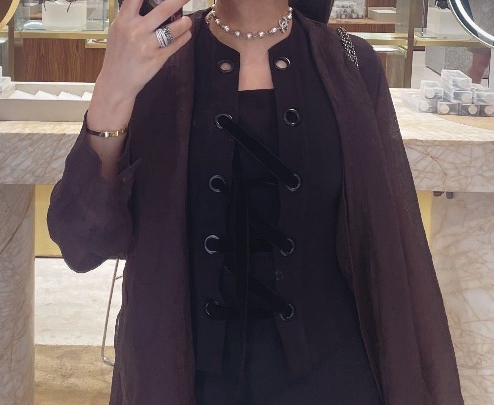 Kooples Top: The Kooples - Black Lace-Up Top – Usato da Bazenheid venduto da hat_96 3