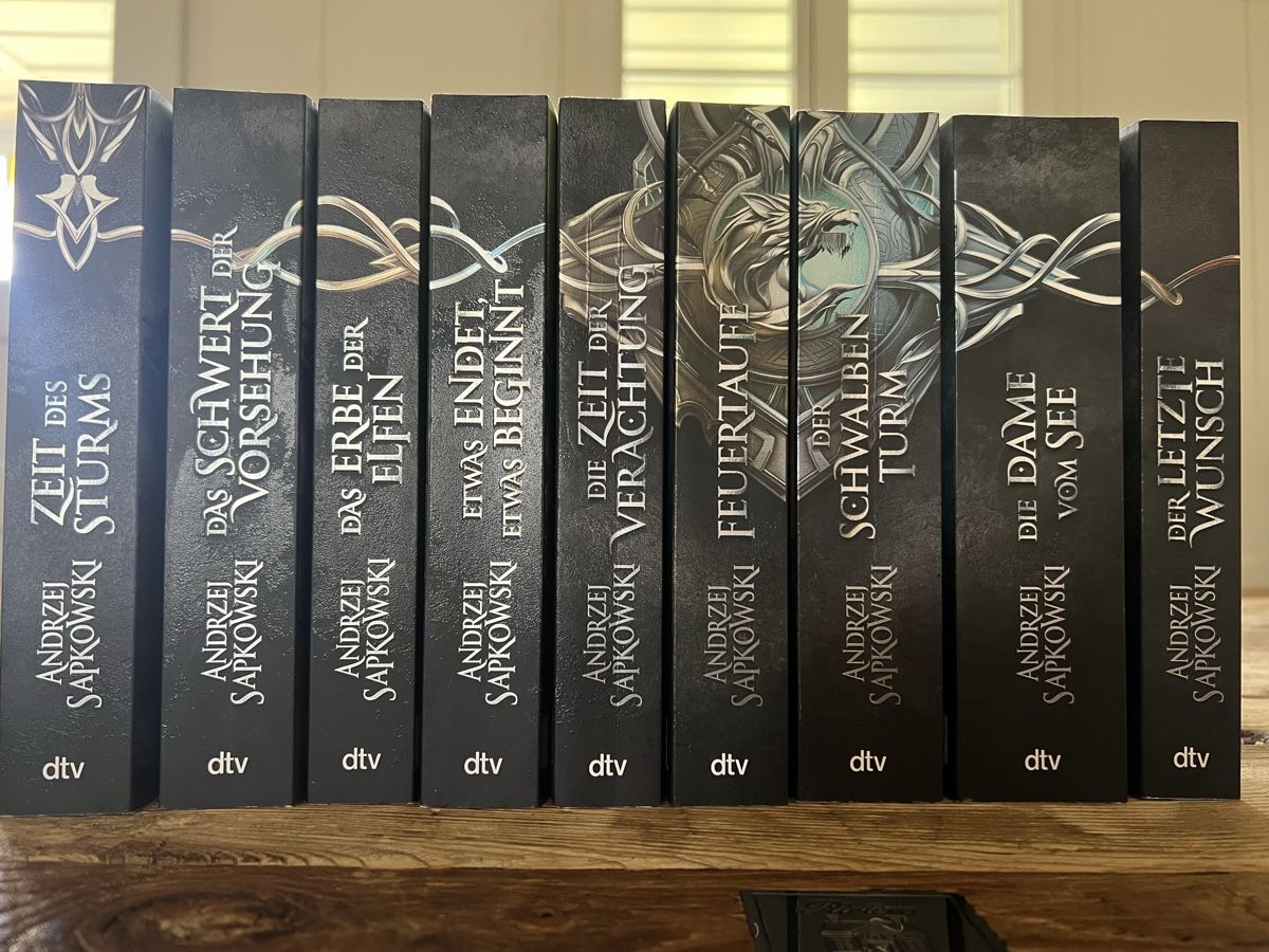 Libri: Sammlung Andrzej Sapkowski Witcher Hexer Serie – Nuovo (secondo la descrizione) da Kiesen venduto da Patricia0104