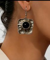Orecchini color argento antico, nuovo
