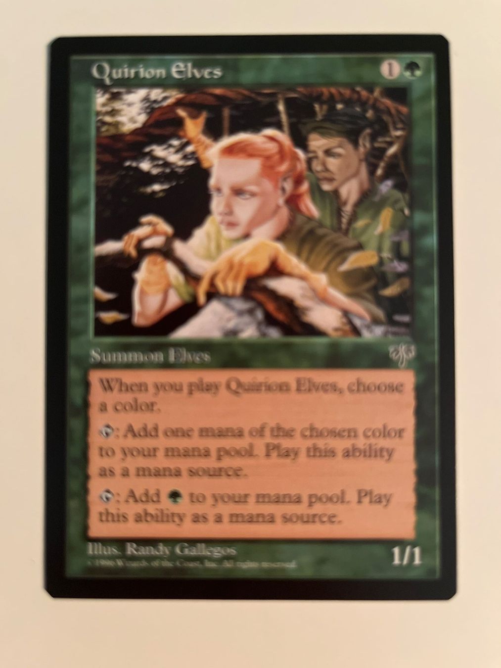 Magic The Gathering Carte collezionabili: 1 x Quirion Elves - Magic: The Gathering - MtG – Usato da Kriens venduto da Shadi1980