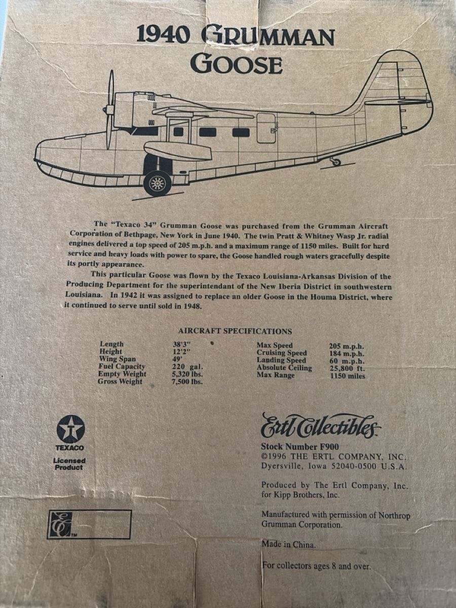 Modellbausätze & Standmodelle: Ertl Grumman Goose – Gebraucht aus Grellingen von Toyhamster 3