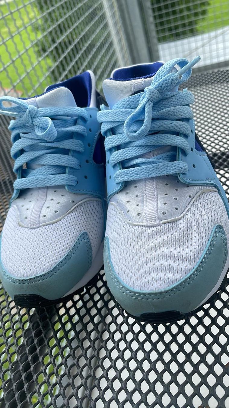 Nike Scarpe da donna: Nike Air Huarache Run GS 'Blue Cap Deep Royal' – Usato da Flums venduto da Inna77 4