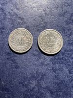 2 x 50-Rappen Stücke von 1900