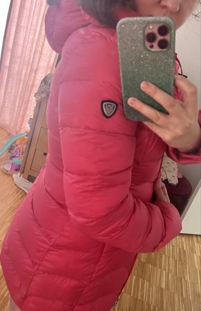 EA7 Emporio Armani Padded Jacket - Women's Size S - Pink