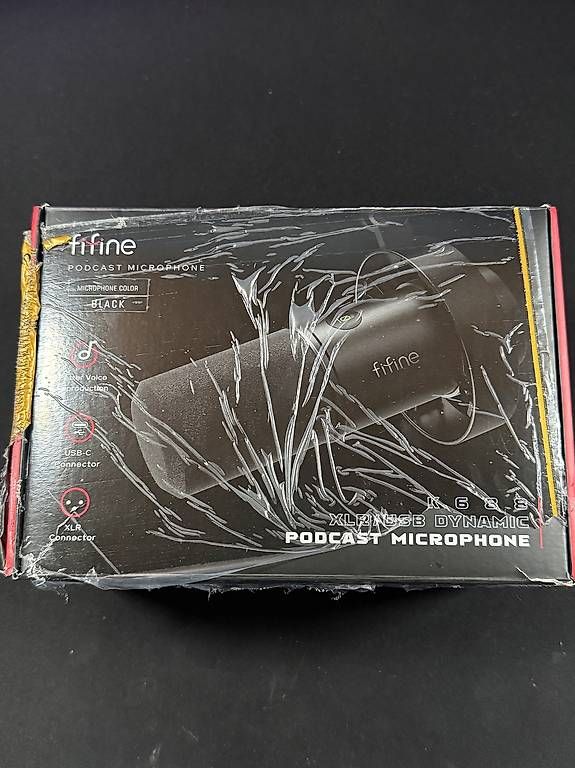 Microphones: FIFINE K688  Microphone dynamique XLR – D'occasion à St-Aubin-Sauges par dow_g6cc 4