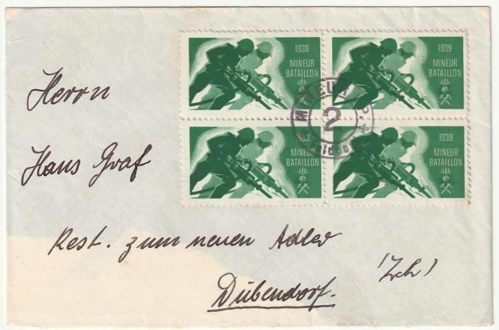 Tutti i francobolli: Feldpostbrief mit Soldatenmarken – Usato da Fislisbach venduto da Zigzag12