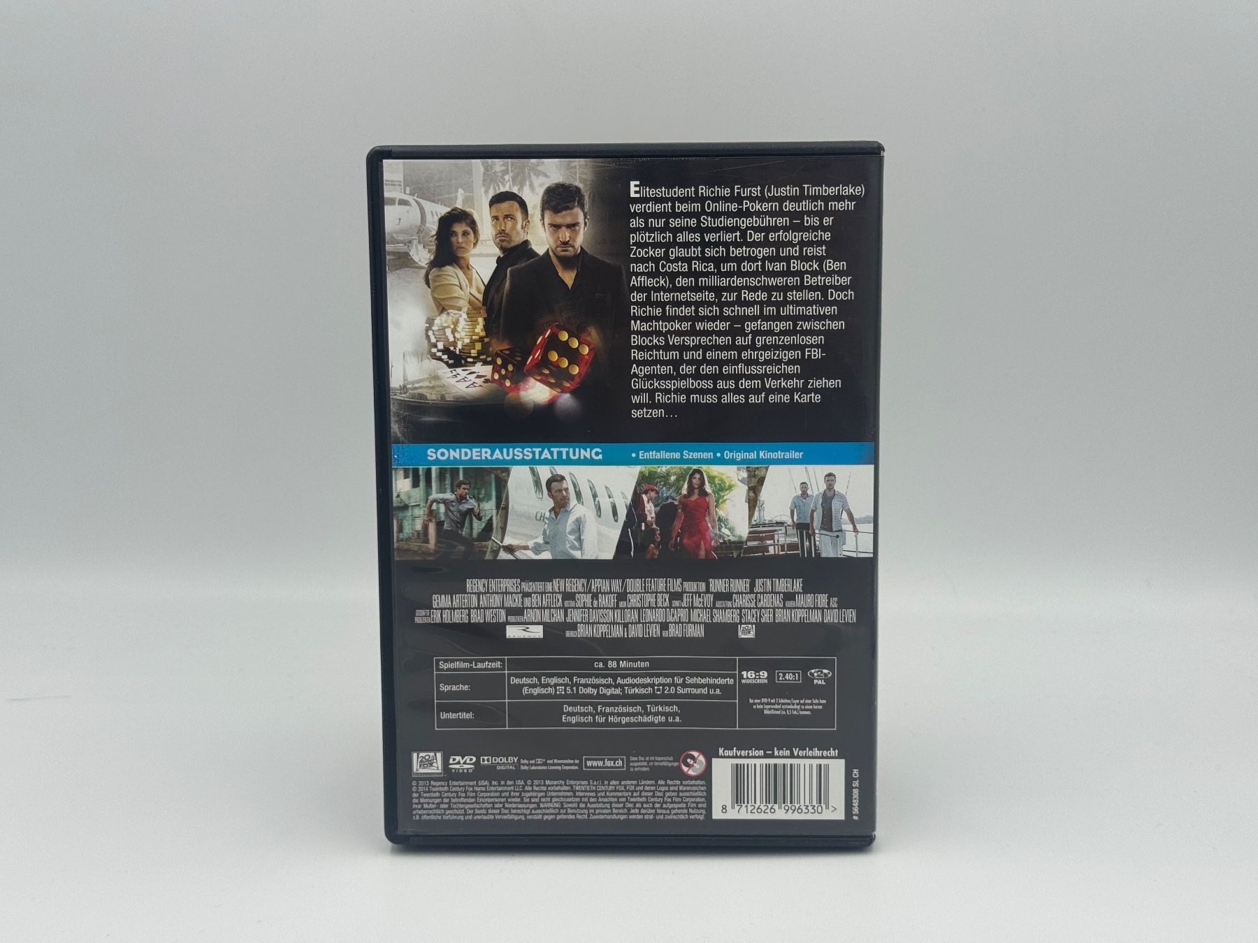 Alle DVDs: RUNNER RUNNER - Versand A-Post nur CHF 2.50! – Gebraucht aus Siblingen von the_92m7 1