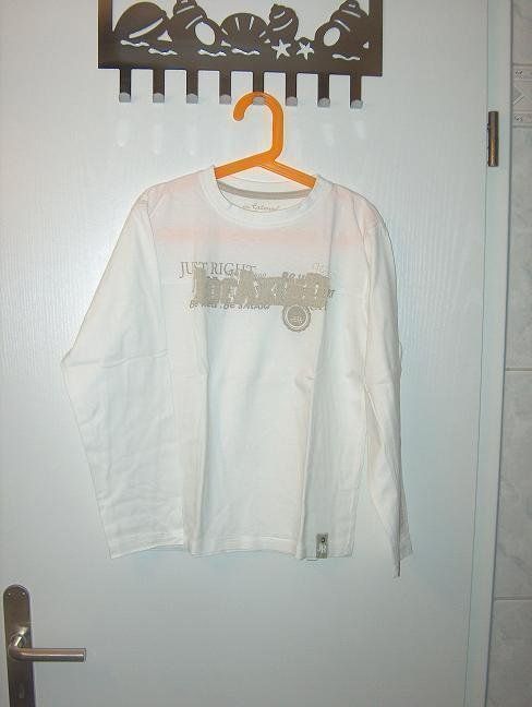 Chemises, T-shirts & Polos: Neu: T'Shirt langarm - écru - Gr. 170 – Neuf (Voir description) à Uznach par Laeuffer