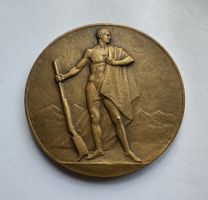 Schützenmedaille Soc. vaudoise de carabiniers 60 mm unz