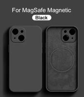 iPhone 14 Pro Hülle Silikon MagSafe schwarz